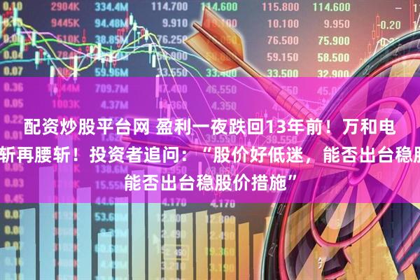 配资炒股平台网 盈利一夜跌回13年前！万和电气净利腰斩再腰斩！投资者追问：“股价好低迷，能否出台稳股价措施”